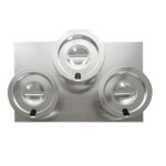 Kaupallinen Hotpot Bain Marie GN1/1 3 x 4 litraa | Adexa WH706634P - Image 3