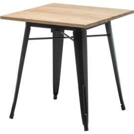 Bistro-pöytä luonnonpuinen kansi 800x800mm sisätiloihin | Adexa WW265
