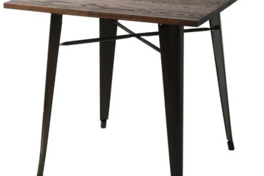 Bistro-pöytä Tummapuu kansi 800x800mm Sisäkäyttöön | Adexa WW265BD