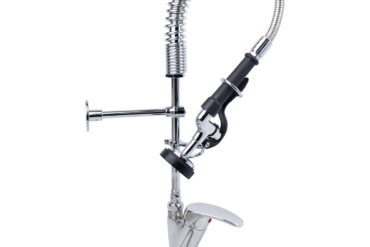 Esihuuhdelesuihkulaite Kansiasennus Nostokahva Yksi reikä Kaksoisliitäntä Korkeus 550mm Reikä 22mm Ruostumaton teräs | Adexa 6801A