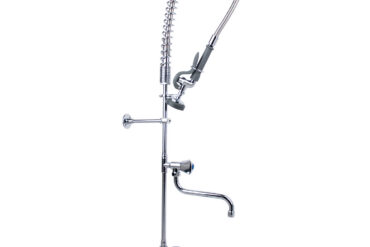 Esihuuhtelusuutin, jossa hanakansi Lift grip Yksi reikä Kaksoisliitäntä Korkeus 1210mm Reikä 22mm Ruostumaton teräs | Adexa 6901A12