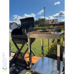 Premium-työpöytä alatasolla 304 ruostumattomasta teräksestä Ulkokäyttöön sopiva 600x600x900mm | Adexa Elite ET26060 - Image 6