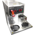 Kaupallinen suodatinkahvikone kuumavesiannostelijalla, automaattinen täyttö, 3 lämpölevyä | Adexa FRB286 - Image 4