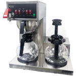 Kaupallinen suodatinkahvikone kuumavesiannostelijalla, automaattinen täyttö, 3 lämpölevyä | Adexa FRB286