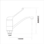 Tason päälle asennettava pesuallashana | Adexa B1823 - Image 2