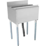 Kaupallinen jäähdytysastia kahdella muovisella lokerolla ja kannella, ruostumatonta terästä, 30 litraa | Adexa CIBT1924