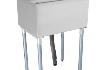 Kaupallinen jäähdytysastia kahdella muovisella lokerolla ja kannella, ruostumatonta terästä, 30 litraa | Adexa CIBT1924