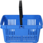 Muovinen ostoskori 480x325x250 Sininen | | Adexa PH001BE - Image 3