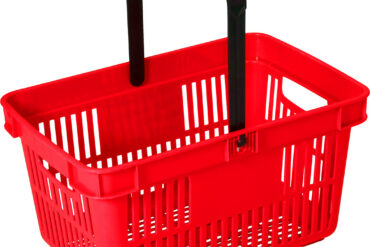 Muovinen ostoskori 480x325x250 Punainen | | Adexa PH001R
