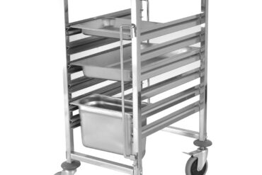 Räkki/Tarjotin/Pelliteline Ruostumaton Teräs Gastronorm GN1/1 6-tasoinen yläritilällä | Adexa RT1106T