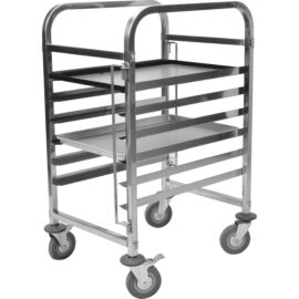 Leipomoteline 6x600x400mm tarjottimet Ruostumaton teräs 470x620x970mm Kerrosetäisyys 80mm | Adexa RT6406