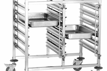 Peltivaunu 12xGN1/1 astiaa Ruostumaton teräs 740x550x970mm Kerrosväli 80mm | Adexa RTD1106