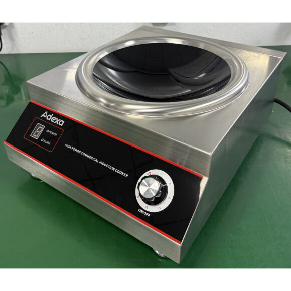 Kaupallinen induktiowokki 5 kW 3-vaihe | Adexa C08DA - Image 2