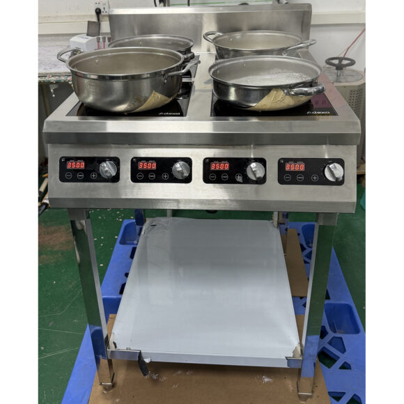 Kaupallinen lattialla seisova induktioliesi 4 x 3,5kW | Adexa CX140D - Image 2