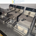 Kaupallinen Rasvakeitin, Yksi Sähköinen 6 litraa 2,5 kW Pöytämalli | Adexa HEF81 - Image 2