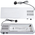 Kaupallinen lämmitetty keittiön gantry, 1 taso, ruostumaton teräs, 900x335x350mm | Adexa WHESP903435 - Image 4