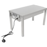 Kaupallinen lämmitetty keittiön gantry, 1 taso, ruostumaton teräs, 900x335x350mm | Adexa WHESP903435 - Image 2