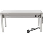 Kaupallinen lämmitetty keittiön gantry 1 taso ruostumaton teräs 1200x335x350mm | Adexa WHESP1203435