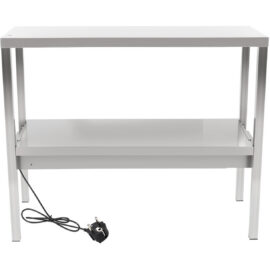 Kaupallinen lämmitetty keittiön gantry 2 tasoa ruostumaton teräs 1200x335x700mm | Adexa WHESP1203470