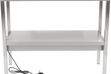 Kaupallinen lämmitetty keittiön gantry 2 tasoa ruostumaton teräs 1200x335x700mm | Adexa WHESP1203470