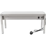 Kaupallinen lämmitetty keittiön gantry 1 taso ruostumaton teräs 1500x335x350mm | Adexa WHESP1503435