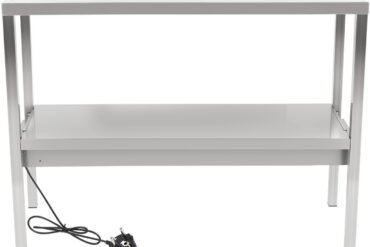 Kaupallinen lämmitetty keittiön gantry 2 tasoa ruostumatonta terästä 1500x335x700mm | Adexa WHESP1503470