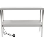 Kaupallinen lämmitetty keittiön gantry 2 tasoa ruostumaton teräs 1800x335x700mm | Adexa WHESP1803470