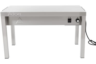 Kaupallinen lämmitetty keittiön gantry 1 taso ruostumaton teräs 600x335x350mm | Adexa WHESP603435