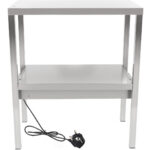 Kaupallinen lämmitetty keittiön gantry 2 tasoa ruostumaton teräs 600x335x700mm | Adexa WHESP603470