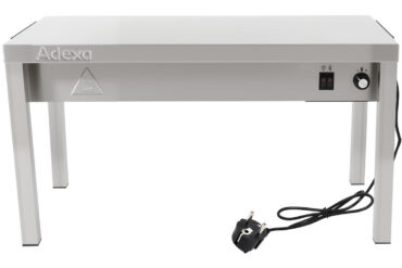 Kaupallinen lämmitetty keittiön gantry, 1 taso, ruostumaton teräs, 900x335x350mm | Adexa WHESP903435