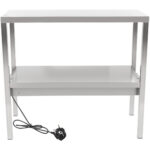 Kaupallinen lämmitetty keittiön gantry 2 tasoa ruostumaton teräs 900x335x700mm | Adexa WHESP903470