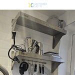 Seinähylly ruostumatonta terästä 700x300x250mm | Adexa WHWS30070 - Image 4