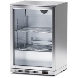 Takabaarin jäähdytin 1 saranoitu ovi 128 litraa Ruostumaton teräs | Adexa SSBC01P