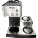 Kaupallinen suodatinkahvinkeitin manuaalisella täytöllä, 3 kuumalevyä | Adexa CBT02 - Image 2