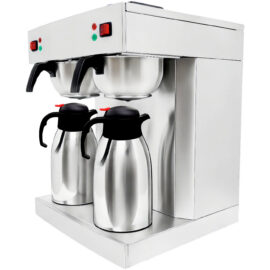 Kaupallinen suodatinkahvikone, manuaalinen täyttö, 2x2 litran termos | Adexa DRV386