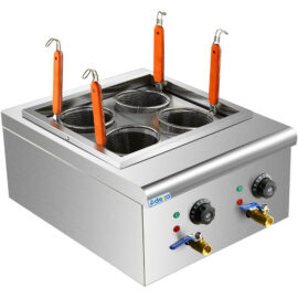 Sähköinen kaupallinen pastankeittolaite, 4 koria, pöytämalli | Adexa HEN4A