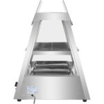 Lämmitetty esittelykaappi 2 tasoa Avautuu edestä ja takaa 700x655x740mm Työtaso | Adexa HW2X2 - Image 3