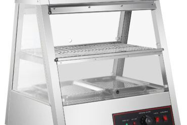 Lämmitetty esittelykaappi 2 tasoa Avautuu edestä ja takaa 700x655x740mm Työtaso | Adexa HW2X2