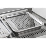 Lämmitetty esittelykaappi 2 tasoa Avautuu edestä ja takaa 700x655x740mm Työtaso | Adexa HW2X2 - Image 9