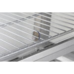 Lämmitetty esittelykaappi 2 tasoa Avautuu edestä ja takaa 700x655x740mm Työtaso | Adexa HW2X2 - Image 6