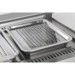 Lämmitetty näyttökaappi 2 tasoa Aukeaa takaa & edestä 1100x655x740mm Työtaso | Adexa HW2X3 - Image 6