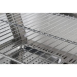 Lämmitetty näyttökaappi 2 tasoa Aukeaa takaa & edestä 1100x655x740mm Työtaso | Adexa HW2X3 - Image 7