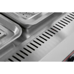 Lämmitetty näyttökaappi 2 tasoa Aukeaa takaa & edestä 1100x655x740mm Työtaso | Adexa HW2X3 - Image 8