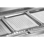 Lämmitetty esittelyvitriini 2 tasoa Avautuu taka- ja etupuolelta 1200x655x740mm Työtasolle | Adexa HW2X4 - Image 4