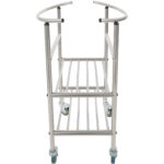 Ruostumattomasta teräksestä valmistettu sekoituskuljetin kulholla ja 2 hyllyllä 514x350x838mm | Adexa MBXS001 - Image 6