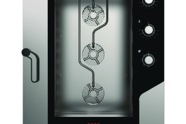 Ammattilainen yhdistelmäuuni sähköinen 10 tasoa GN1/1 & 600x400m sähkömekaaniset ohjaimet suora höyry | Tecnoeka MKF1016S