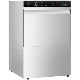 Teollinen astianpesukone 500 lautasta/tunti 500mm kori Tyhjennyspumppu Pesuainepumppu Huuhteluainepumppu 400V/3 vaihetta | Adexa WZ50DRDP3