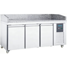 Pizzatiskipöytä 3 ovella 1795x700x985mm | Adexa DRPZ3300TN