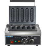 Kaupallinen Maissikoira Vohvelikone 1,55kW 5 vohvelia Työtasolle | Adexa HX117 - Image 2