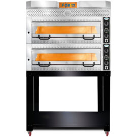 Premium Pizza-uuni 2 kammiota Kapasiteetti 12 x 35 cm pizzoja Sähköinen Ruostumaton teräsetuosa | Adexa PEF105702SE
